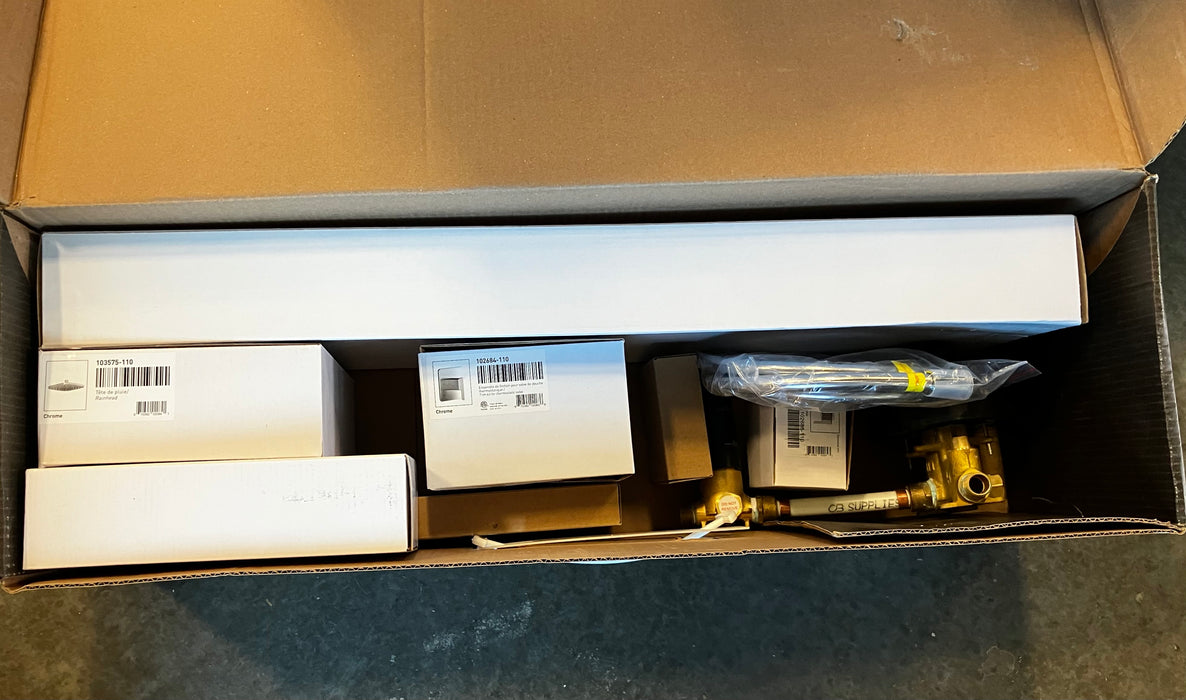 Kalia Grafik TD2 Chrome Shower System with Thermostatic Valve (New)