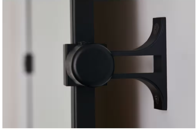 GlucksteinElements Westbury Metal Matte Black Frame Pivot Mirror