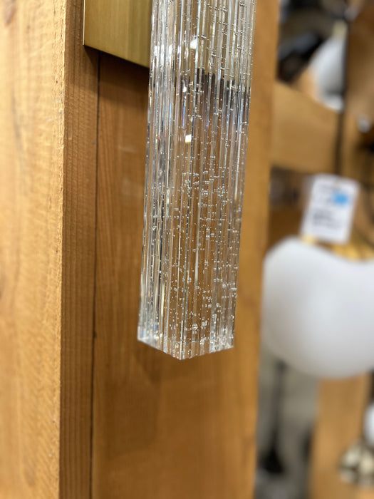 Gold & Crystal LED Vanity Light