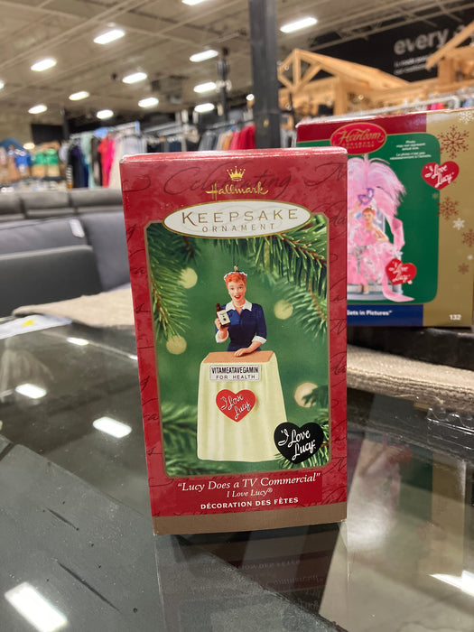 “I Love Lucy” Lucy Does a Commercial Hallmark Collector’s Keepsake Ornament