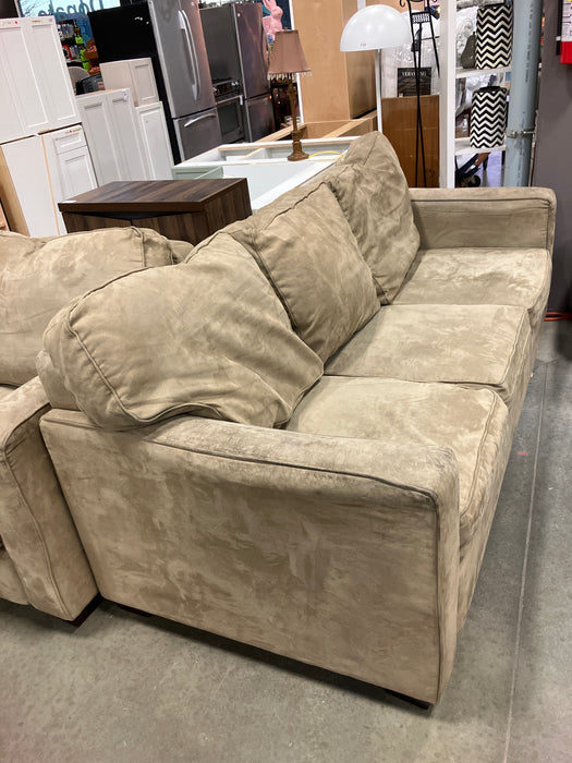 Microfibre Stowaway Three Seater Sofa (Used)