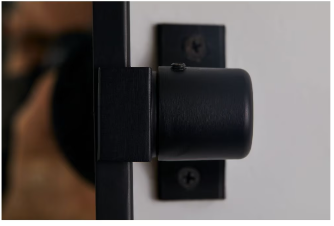 GlucksteinElements Westbury Metal Matte Black Frame Pivot Mirror