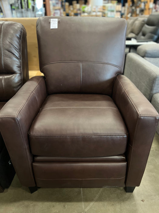 Brown Leather Recliner Chair
