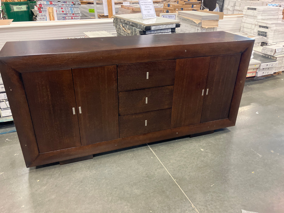 Dark Wood Storage Cabinet (used)