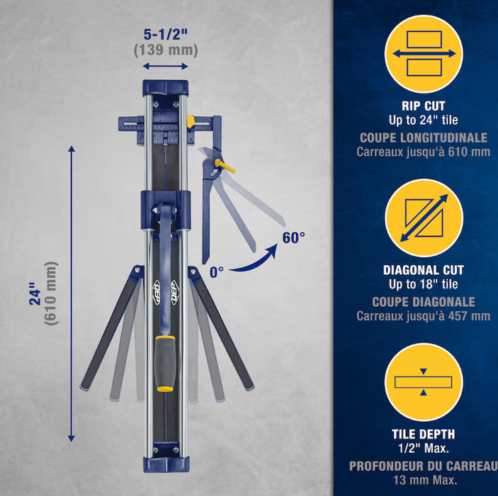 QEP 24-inch Professional Slimline Tile Cutter (Used)
