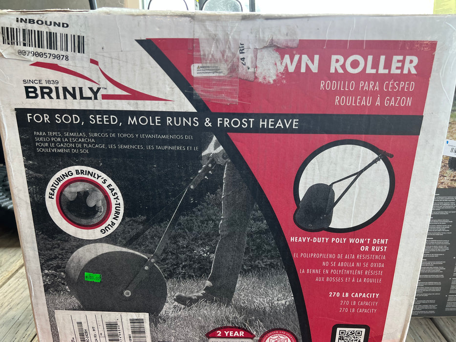 Brinly-Hardy Combination Push/Tow Poly Lawn Roller (new)