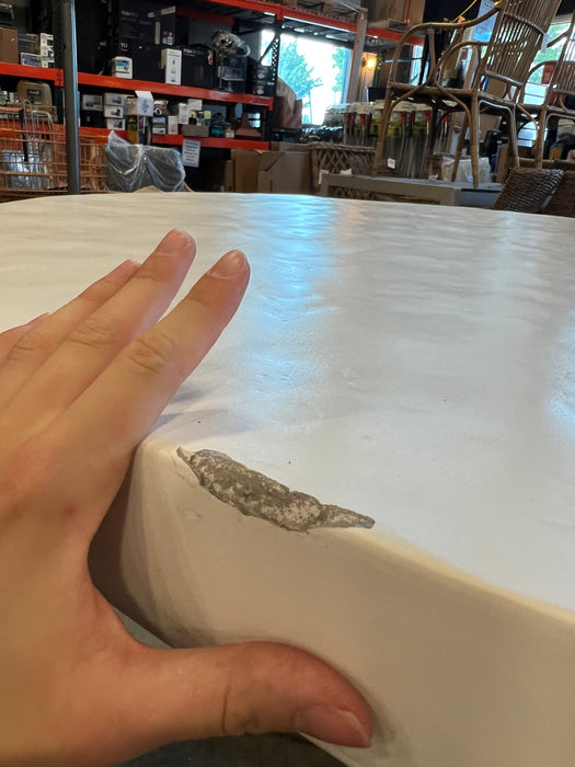 Bernhardt Exteriors  Del Mar Outdoor Dining Table (used, chipped)
