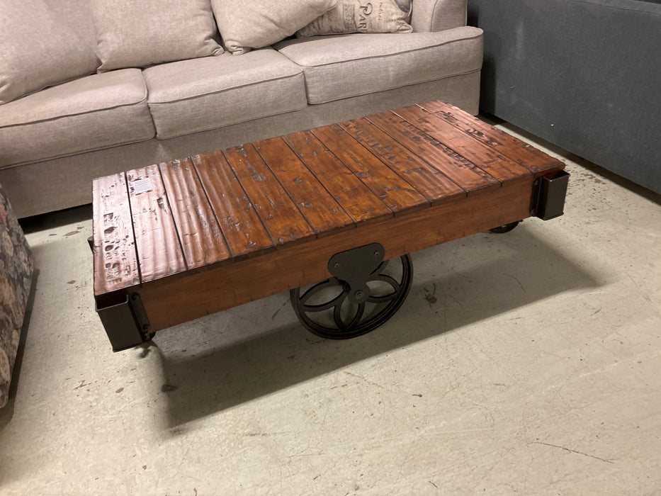 Industrial factory coffee table (used)