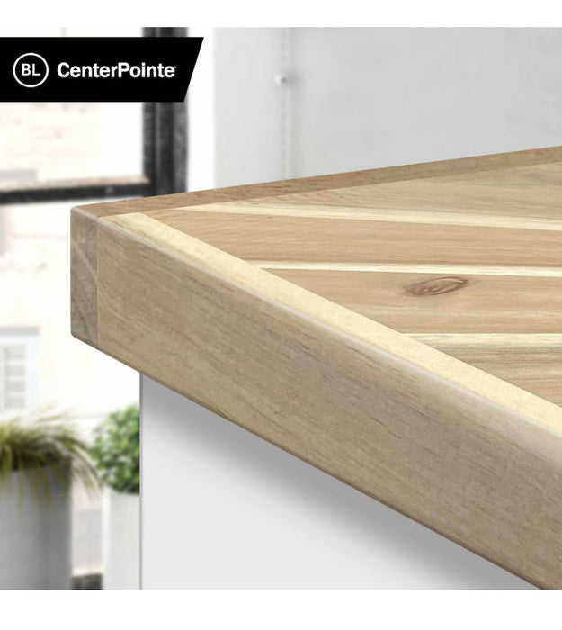 Belanger Laminates Inc BL CenterPointe 72 in. / 6'Acacia Chevron Butcher Block Countertop (new)