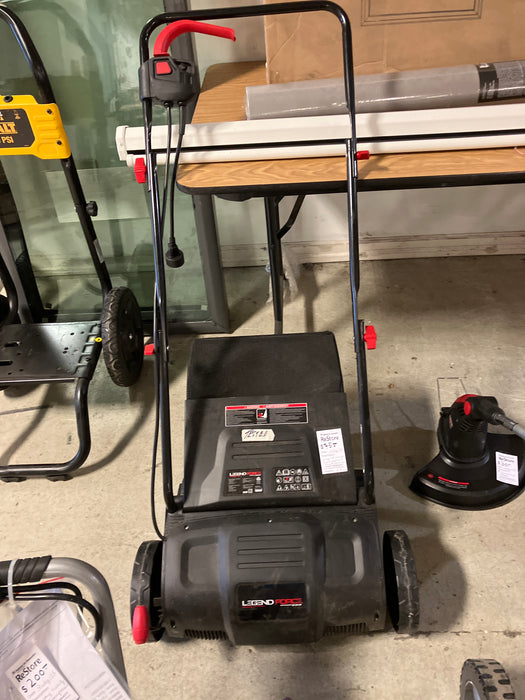 Legend Force 12.6-inch 12 Amp Corded Electric Lawn Scarifier and Dethatcher