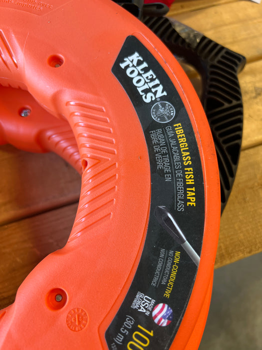 Klein Tools 100 ft. Non-Conductive Fiberglass Fish Tape