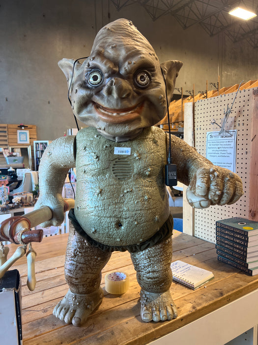 Home Accents Holiday 3.5 FT Wicked Woods Animated LED Baby Troll (as is no shirt)