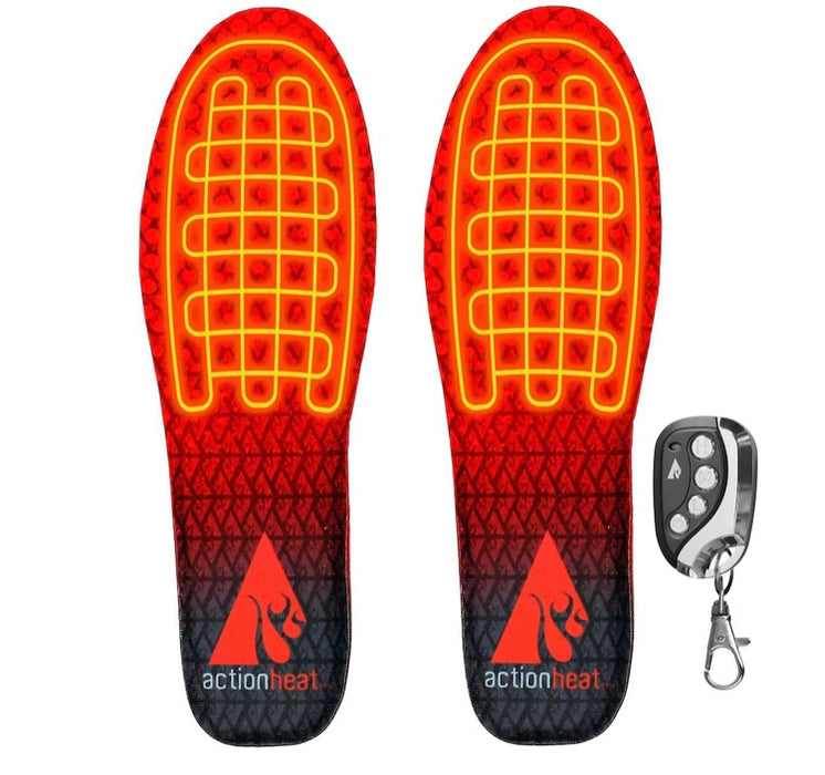 ActionHeat 3V Rechargeable Heated Insoles with Remote Large/Ex-Large (New)