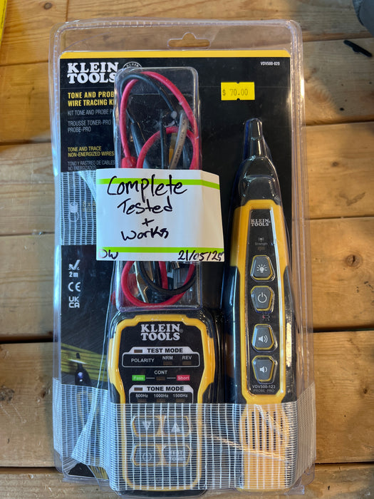 Klein Tools Pro Tone and Probe Electrical Wire Tracer Kit (new)