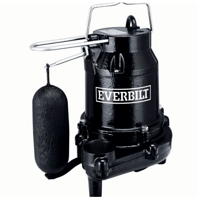 Everbilt 1/2 HP Cast Iron Sump Pump