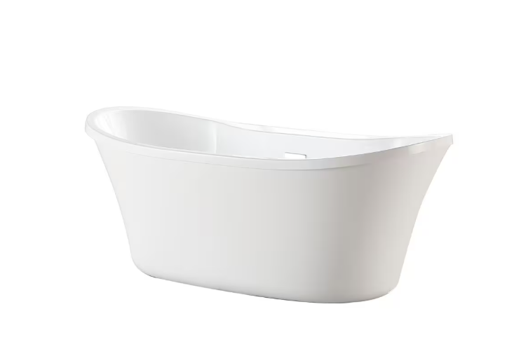 Ove Decors Riley 60" Freestanding Tub in White (new)