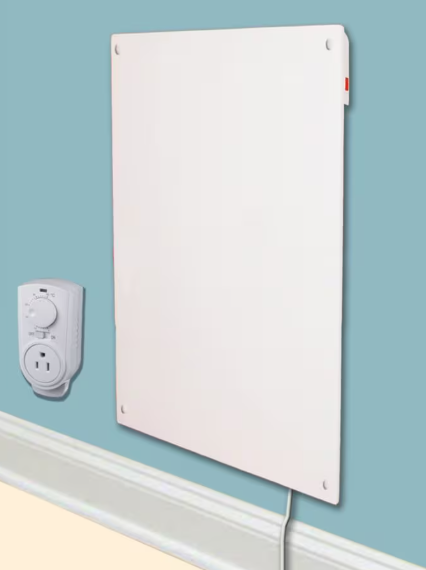 Amaze Heater 600w with Plug-in Thermostat Electric Panel Room Heater (new)