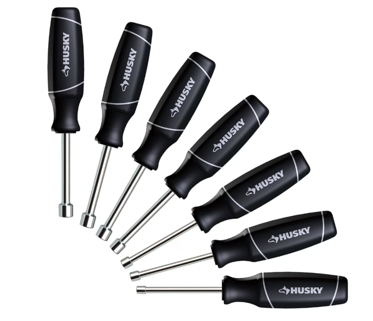 Husky Nut Driver Set, SAE (7-Piece)