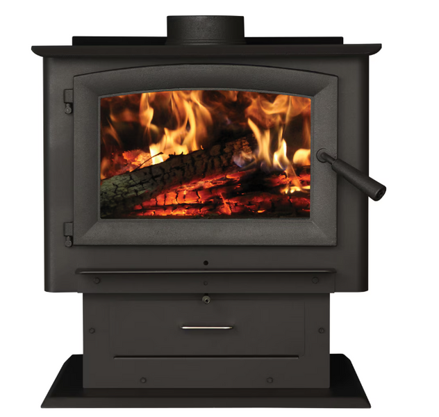 Wood Stove Pedestal Heater For Large Family Spaces — Habitat for ...