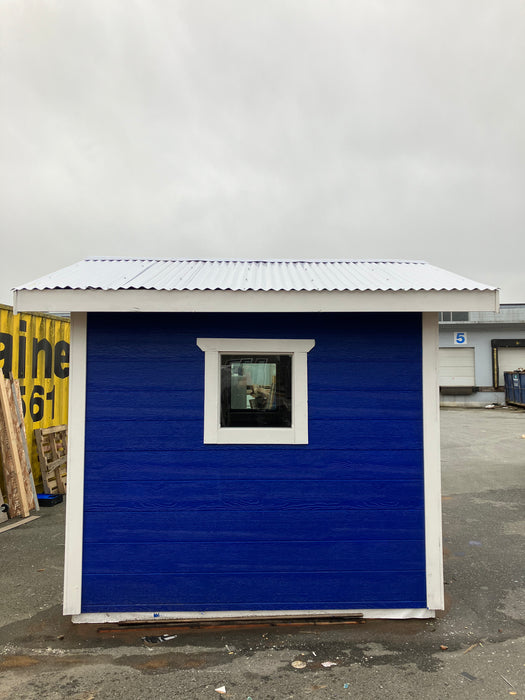 8x8 Autographed Canucks Shed - Blue