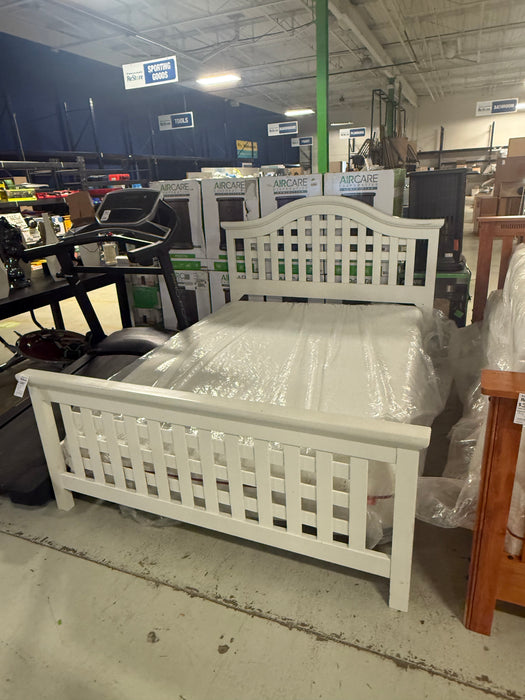 White Queen Bed Frame