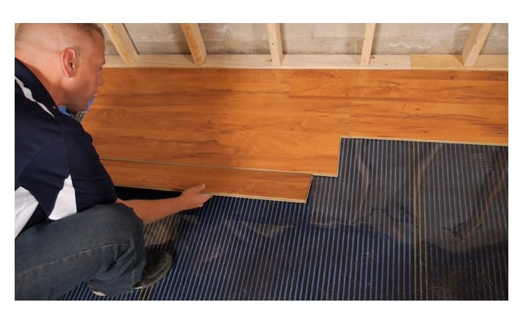 QuietWarmth 3 ft. x 5 ft. 120V Floor Heating System for Laminate, Vinyl, and Floating Floors (15 sq. ft.)