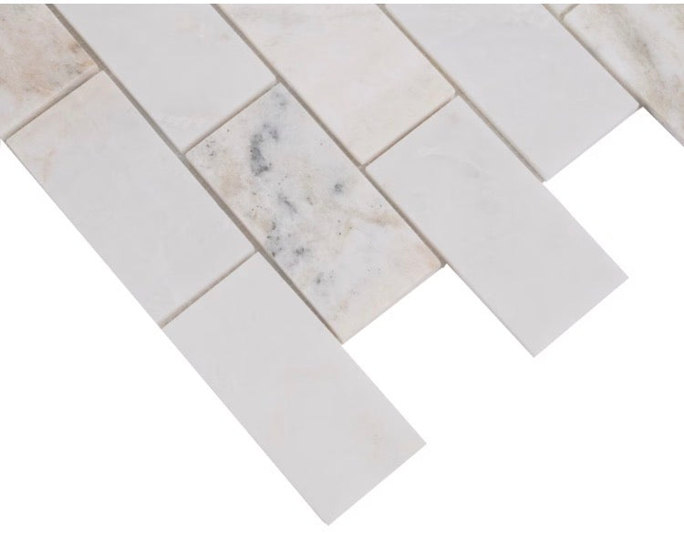 MSI Stone ULC Aurea Gold 9.72-inch x 11.73-inch x 6mm Honed Marble Mosaic Wall Tile (0.79 sq. ft./each) (new)