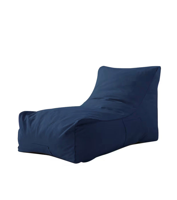 Loungie Resty Nylon Bean Bag Chair/ Foam Sofa/ Lounge Chair,Navy (used)