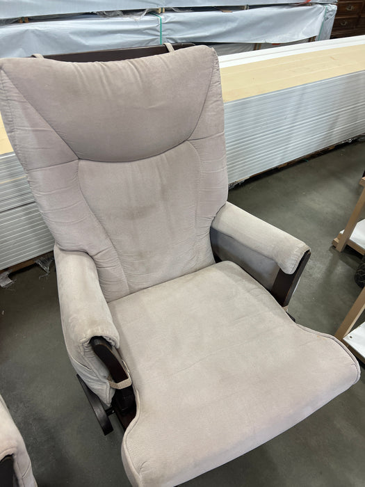 Beige Wooden Rocking Chairs