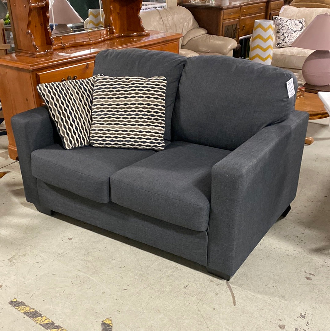 Grey Loveseat with Matching Pillows — Habitat for Humanity Greater