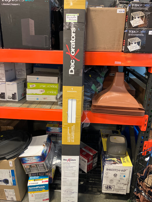 Deckorators 6 ft. x 36 in. Classic Composite Railing Kit - White