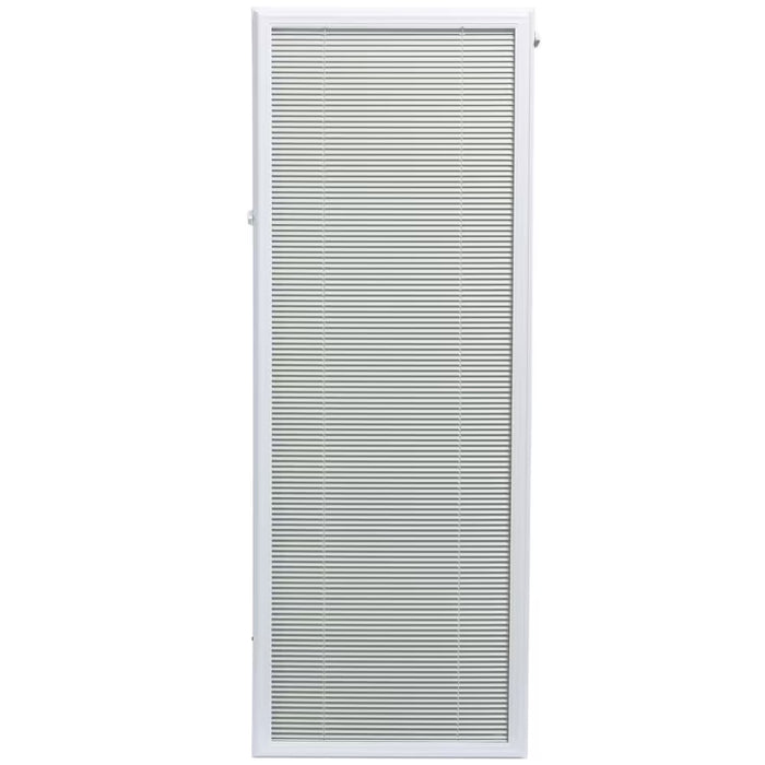 ODL 22-inch x 64-inch White Aluminum Add-on Blind for Full View Doors (New)