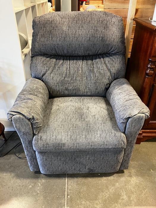 Grey Fabric Power Lift Recliner (new)