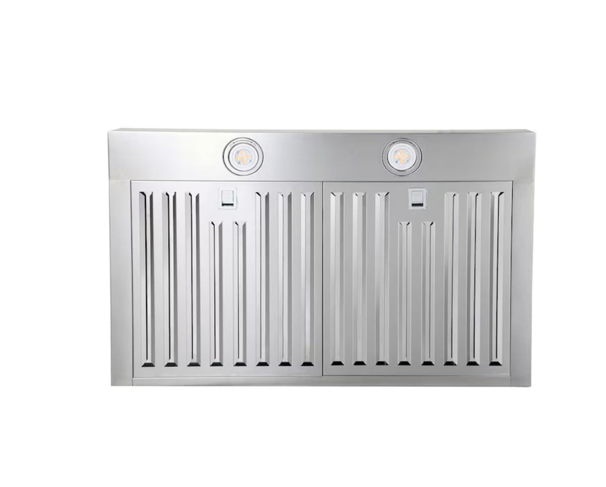 Vissani  30 inch 465CFM Convertible Pyramid Wall Mounted Range Hood with 3 Speed Setting in Stainless Steel (slight use)