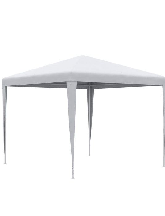 Outsunny 9 ft. x 9 ft. Portable Canopy Party Tent Gazebo, White (new)