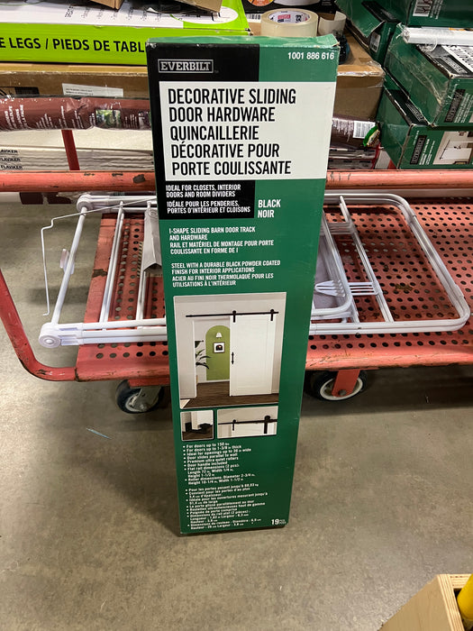 Everbilt 72in. Sliding Door Hardware Kit (new)