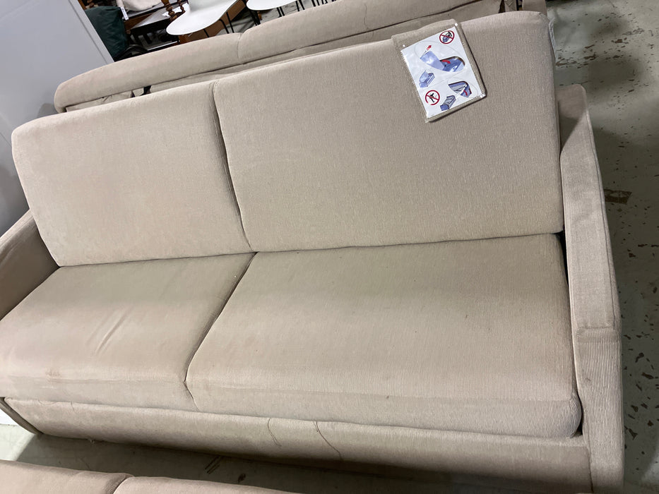 Beige sofa bed (used)