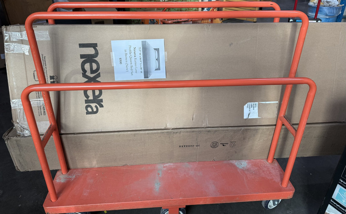 Nexera Kanso Low Profile Queen Bed Set in Brown (new)