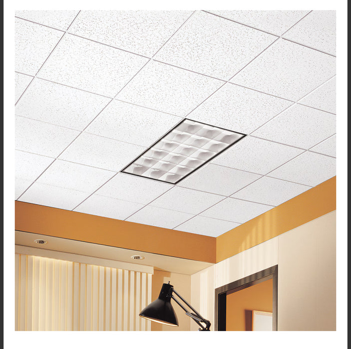 Armstrong Armstrong Ceiling Til 2 ft. x 4 ft. Scored 9767 Lay-in Ceiling Panel (Sold by Case - Pack of 10)