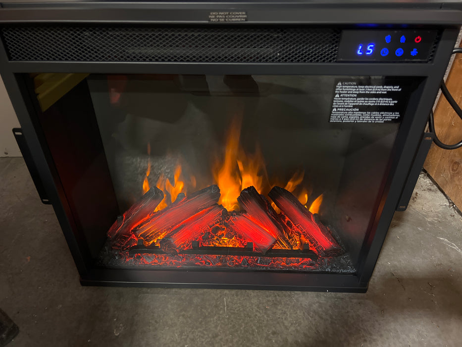 23.5” Real Flame Colour-Changing Fireplace (new)