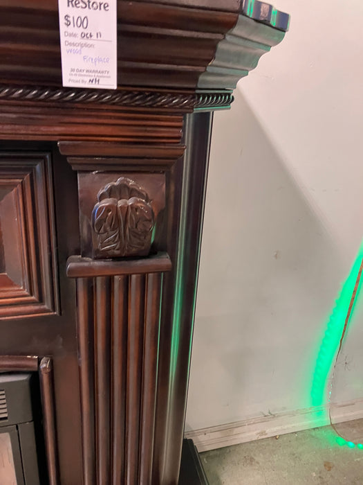 56” Antique Fireplace