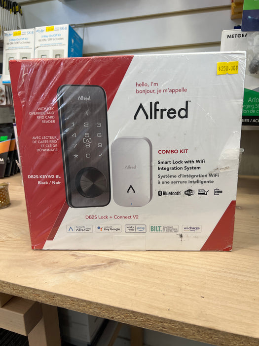 Alfred DB2S Lock + Connect V2 Smart Door Lock