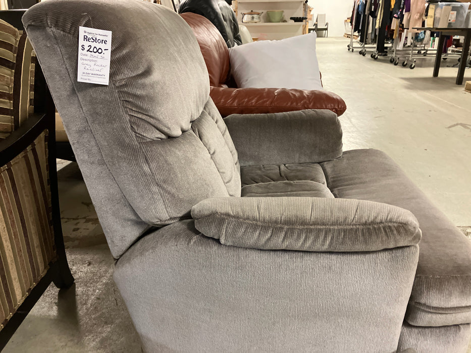 Grey Rocker Recliner