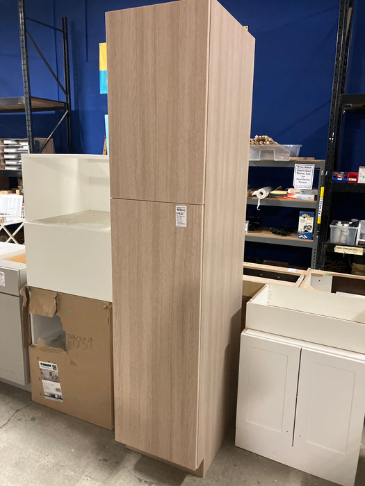 Pembroke 24-inch W x 84-inch H x 24.4-inch D Assembled Kitchen Pantry Cabinet in Riverside Sand (New)