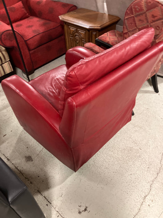 Red Leather Chair (used)