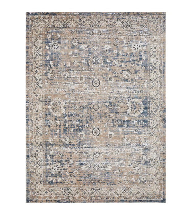 Natco Loomaknoti Kehleigh Alveranzi Blue 9 ft. 10 in x 12 ft. 10 in Oriental Polypropylene Area Rug (new)