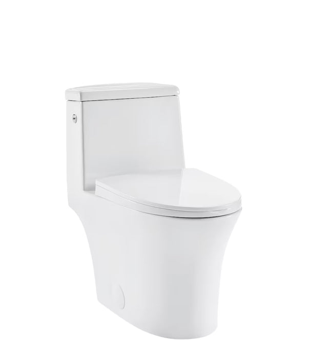 Swiss Madison Hugo 1.1/1.6 GPF One-Piece Elongated Toilet Dual-Flush Touchless in White (new)
