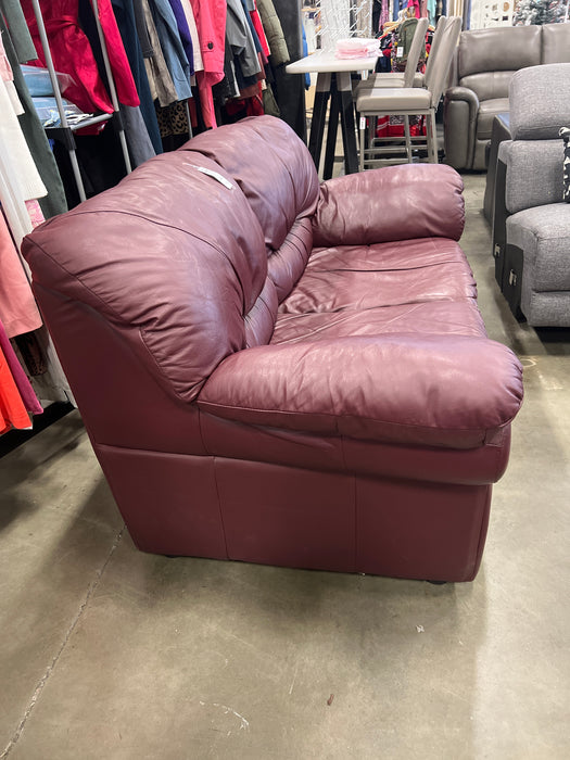 Burgundy Loveseat