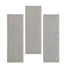 LuxySplash Soft Grey Textured Glass Subway Wall Tile 4" x 12 