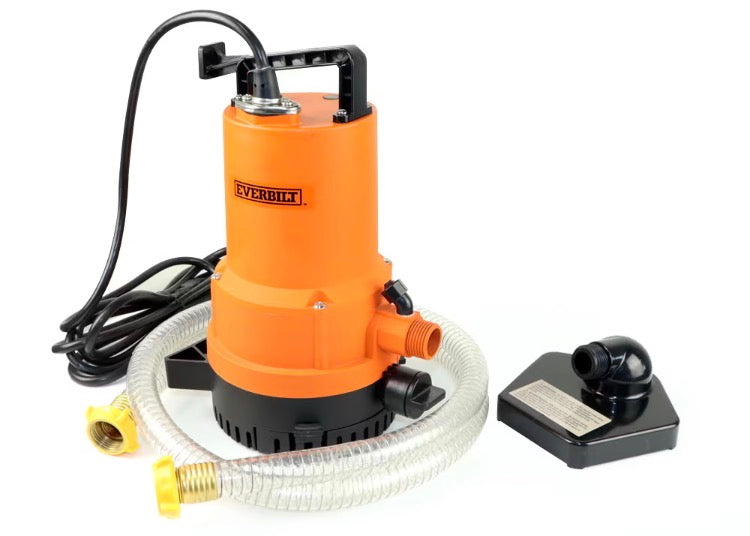 Everbilt 1/4 HP 2-in-1 Utility Pump (new)